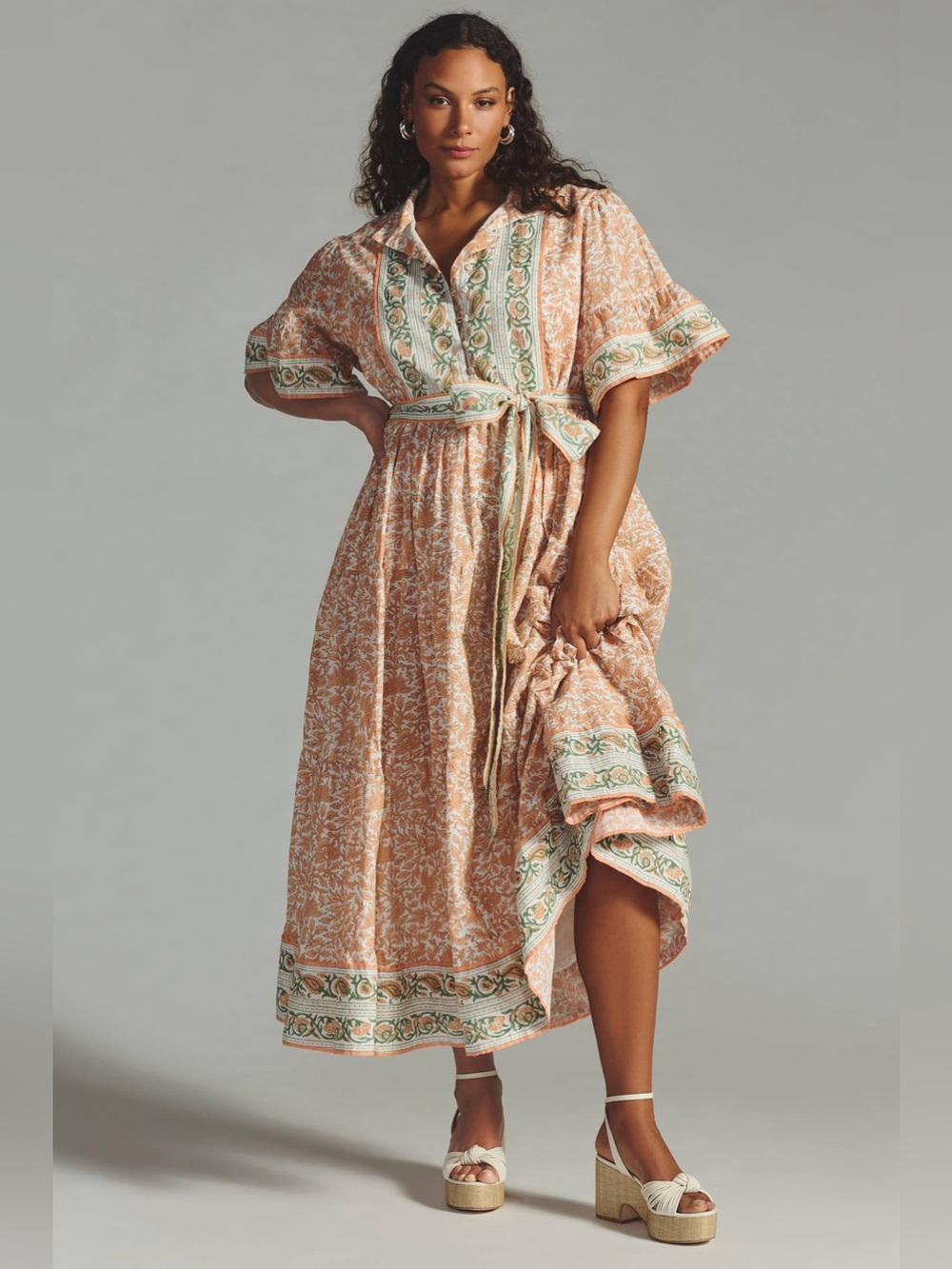 Sue Sartor Hamilton Kaftan dress 1X - Picture 7 of 11